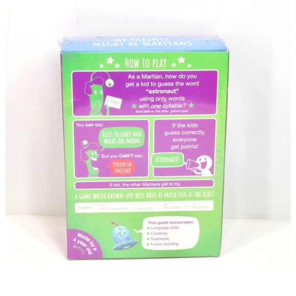 My Parents Might Be Martians from Exploding Kittens Family Sealed NIB - Picture 2 of 3